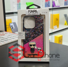 Чехол-накладка Apple Iphone 16 Pro Karl Lagerfeld, Черно-розовый