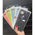 Чехол-накладка Poco C3, Silicone case светло-голубой