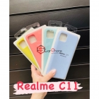 Чехол-накладка Realme C11, Silicone case фиолетовый