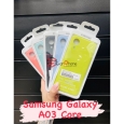 Чехол-накладка Samsung A03 core, Silicone case розовый