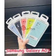Чехол-накладка Samsung A03, Silicone case светло-голубой