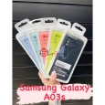 Чехол-накладка Samsung A03s, Silicone case желтый