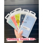 Чехол-накладка Samsung A51, Silicone case фиолетовый