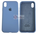 Чехол-накладка Apple Iphone XR с логотипом Apple, темно-синий