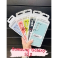 Чехол-накладка Samsung S22, Silicone case желтый