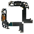 Шлейф для iPhone 12 pro на системный разъем/микрофон, синий, orig