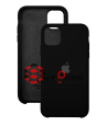 Чехол-накладка Apple Iphone 11 Pro с логотипом Apple, черный
