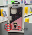 Чехол-накладка Apple Iphone 15 Pro Max Karl Lagerfeld, Черно-розовый